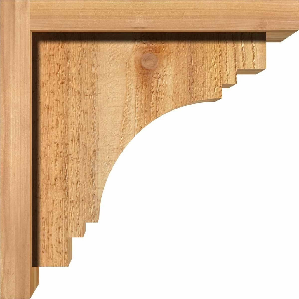 Rough Sawn Corbel with Backplate O720