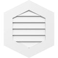 Vertical Peaked Surface Mount PVC Gable Vent E5928