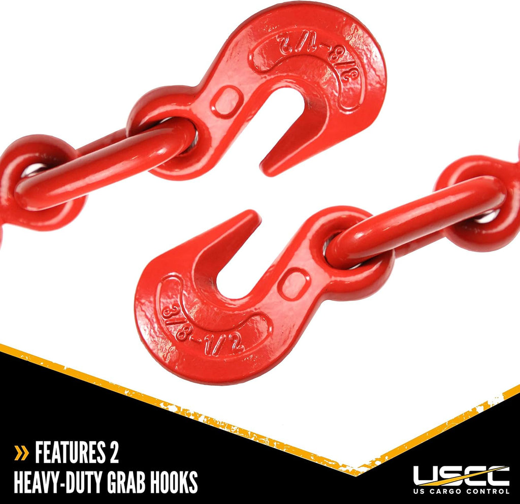 3/8 Inch x 1/2 Inch Lever Chain Binder 4 Pack M244