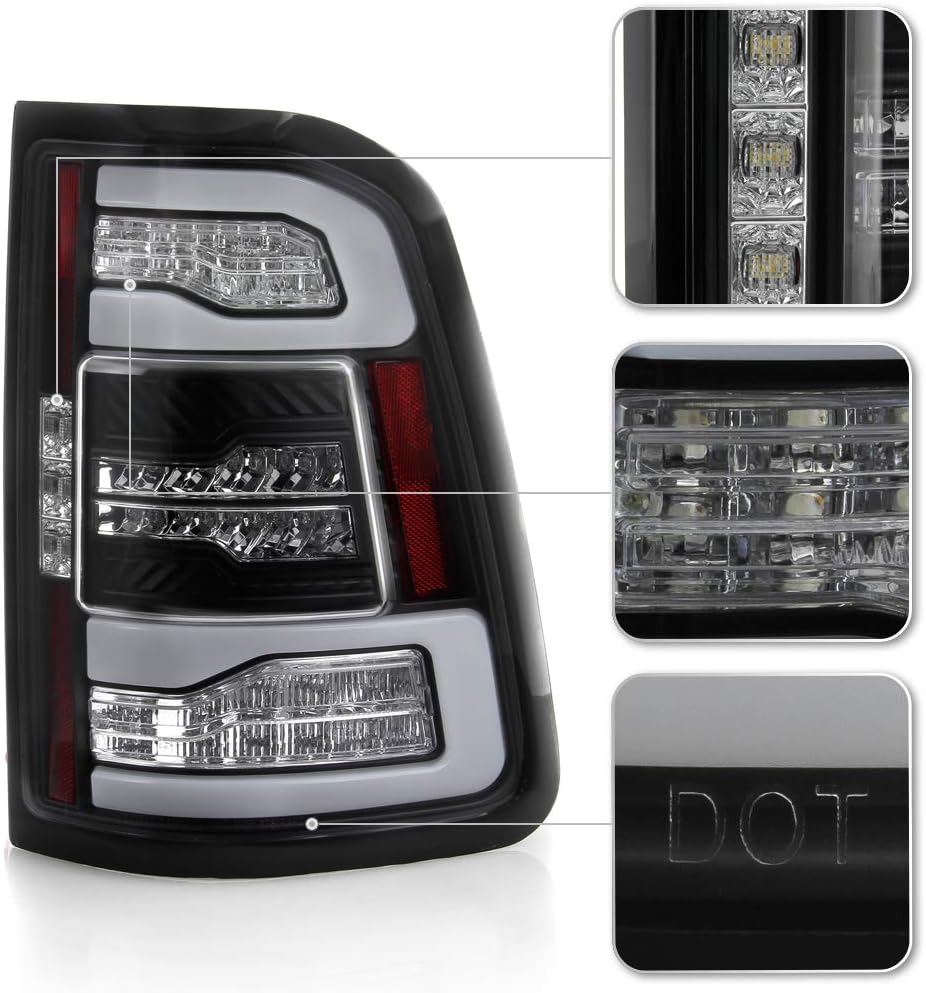 Black Full LED Tail Lights Left+Right Z93848