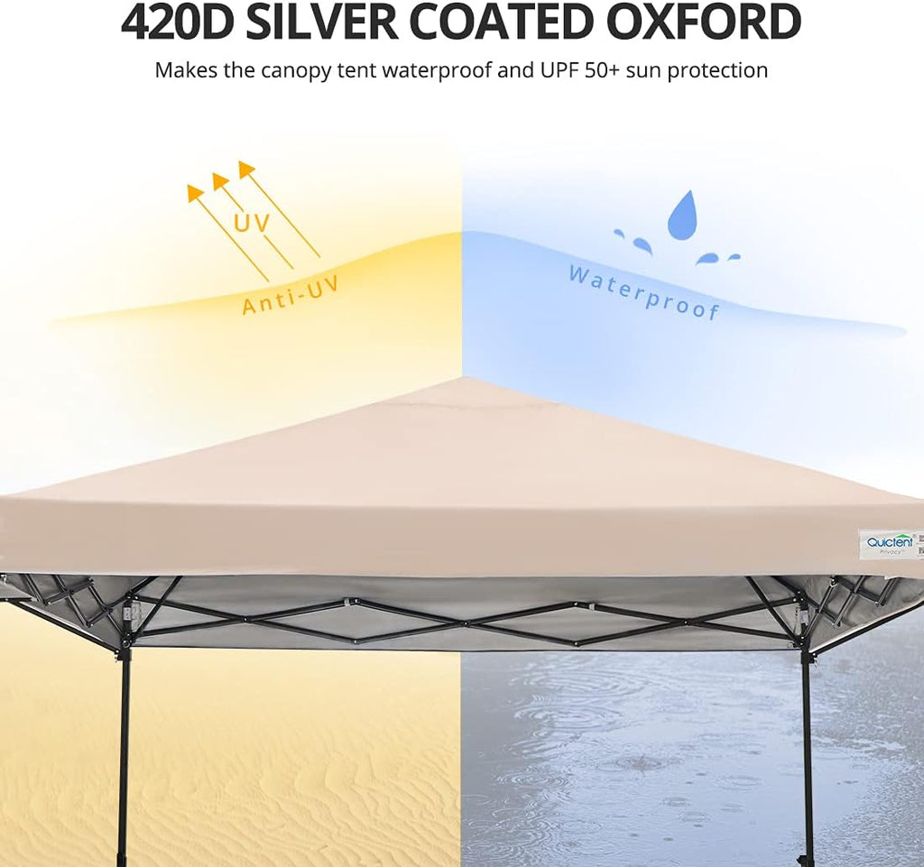 10x15.7 ft Pop up Canopy Tent with Wheeled Bag L163