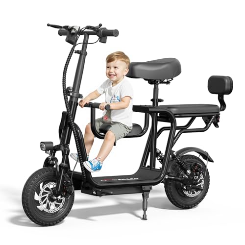 Electric Scooter with Seat, 36V/48V, 350W/500W Motor, 20 Mile Range, 17.4mph A33981