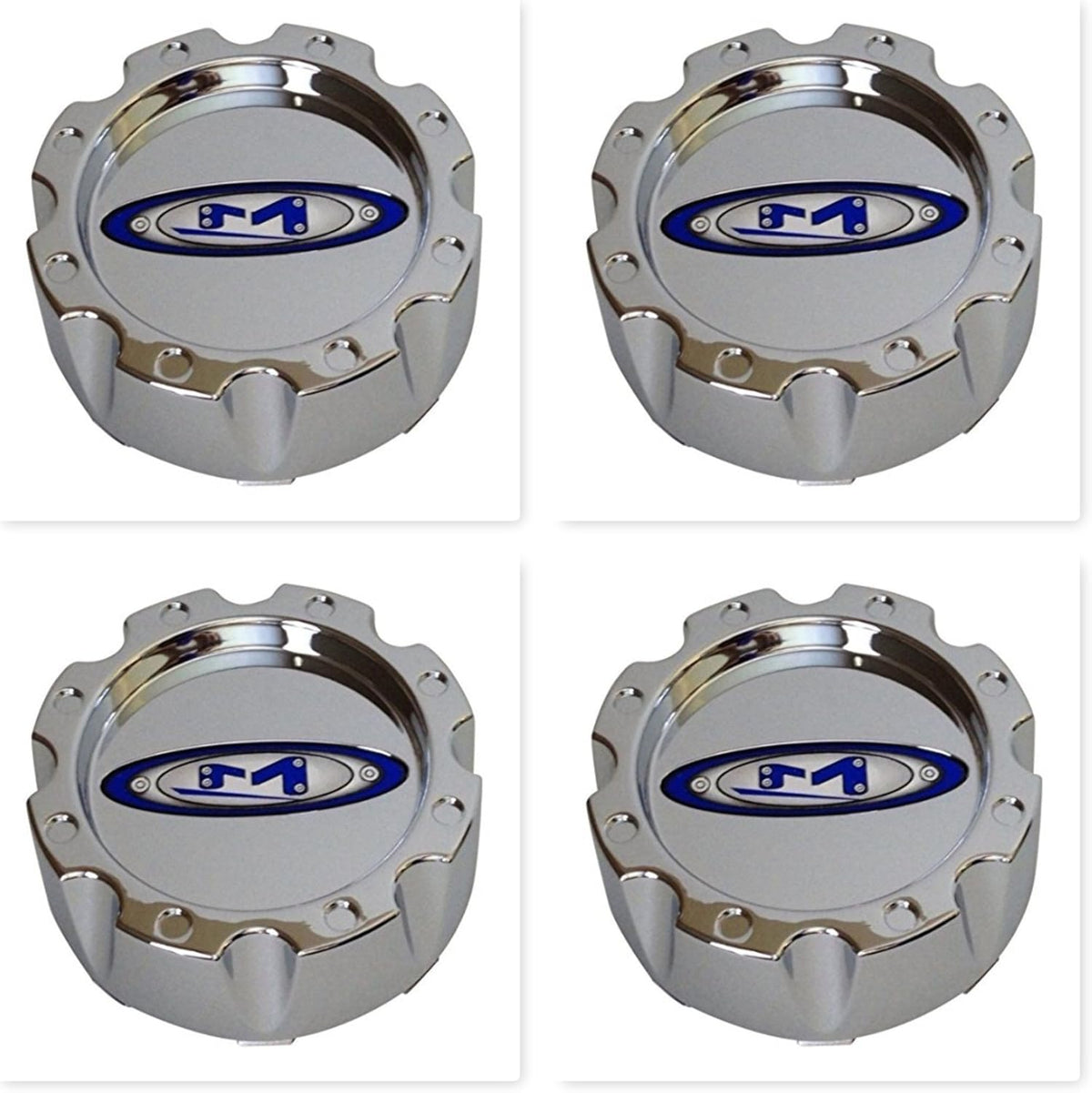 4 Pack Chrome Wheel Center Cap V73282