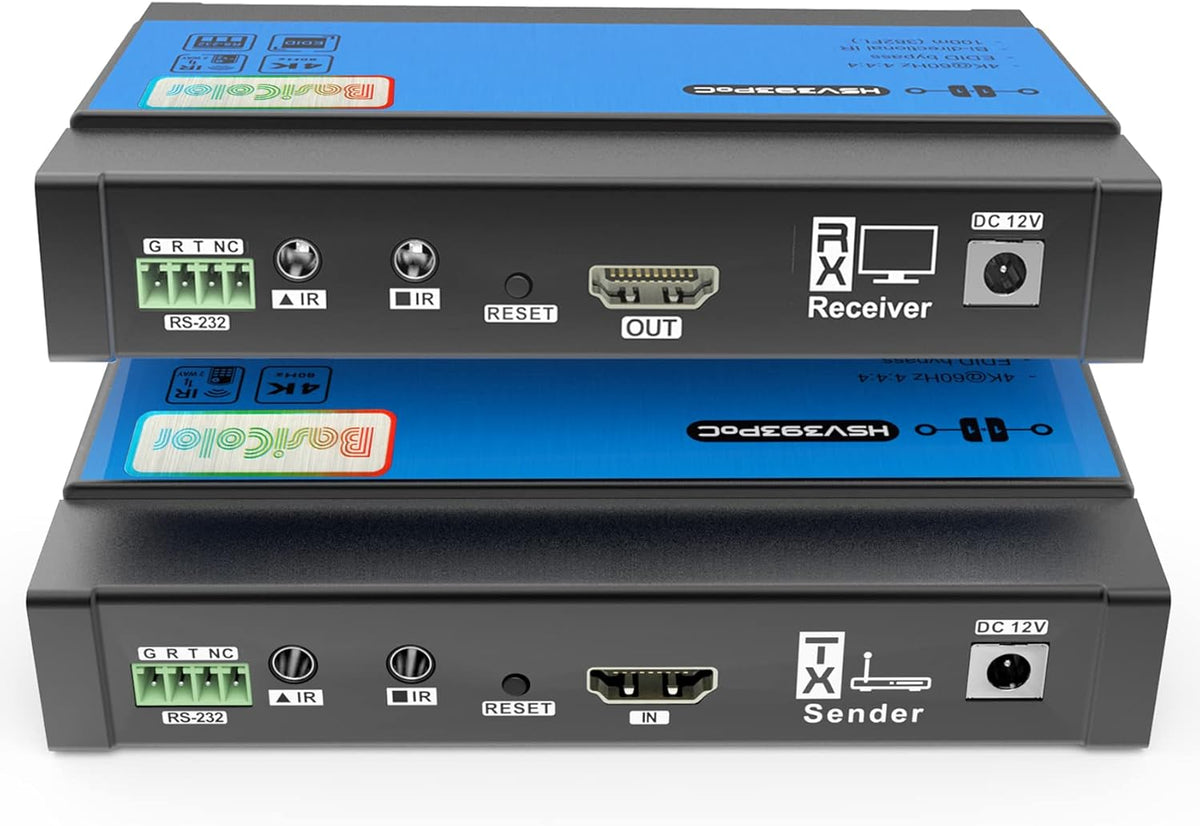 4K HDMI Extender Over Cat5e Cat6 Up to 100m with IR O4526