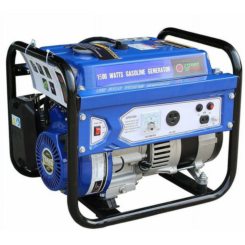 1500 Watts Portable Gasoline Generator with 99cc 3HP OHV Engine P685937