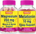 Magnesium Citrate 250mg + Melatonin 10mg Chewable Gummy Vitamin Supplement F53776