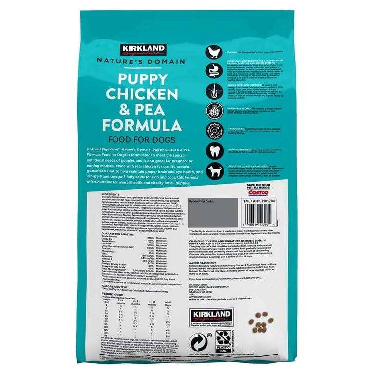 Chicken & Pea Puppy Formula Dog Food 20 lb P995