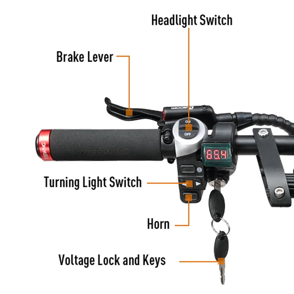 6000W Dual Motor Electric Scooter 55 mph 75 Miles V646101