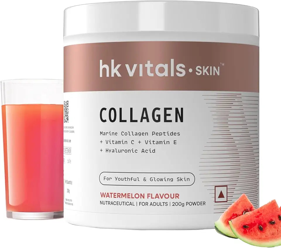Marine Collagen Supplement Watermelon 200g Vitamin C E Sodium Hyaluronate V69100