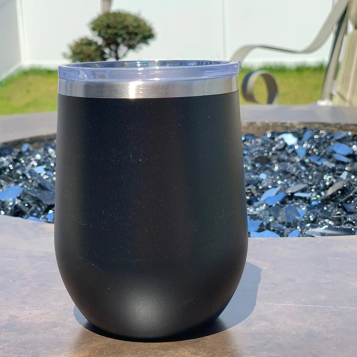 Engraved 12 oz Red Wine Cup E594