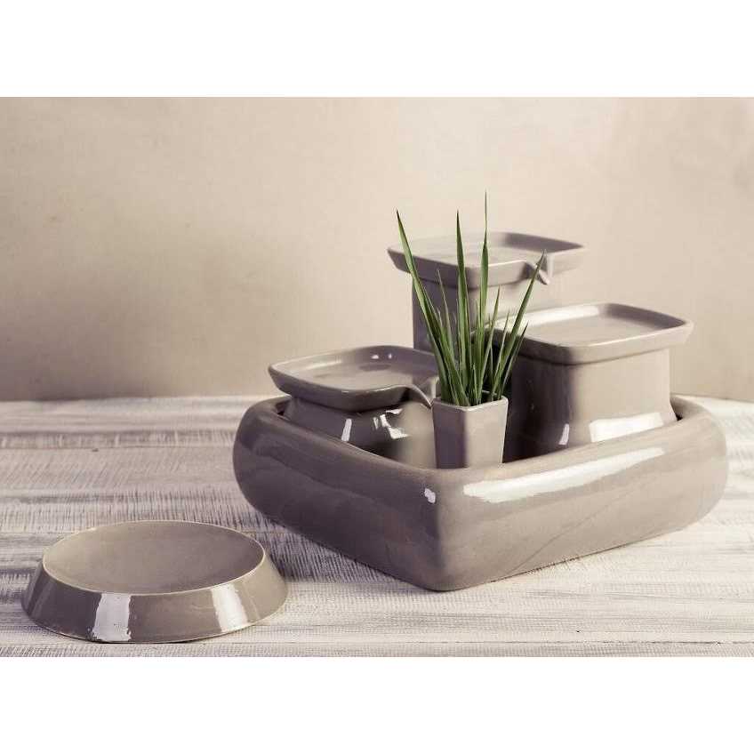 Ceramic Cat Water Fountain U8074