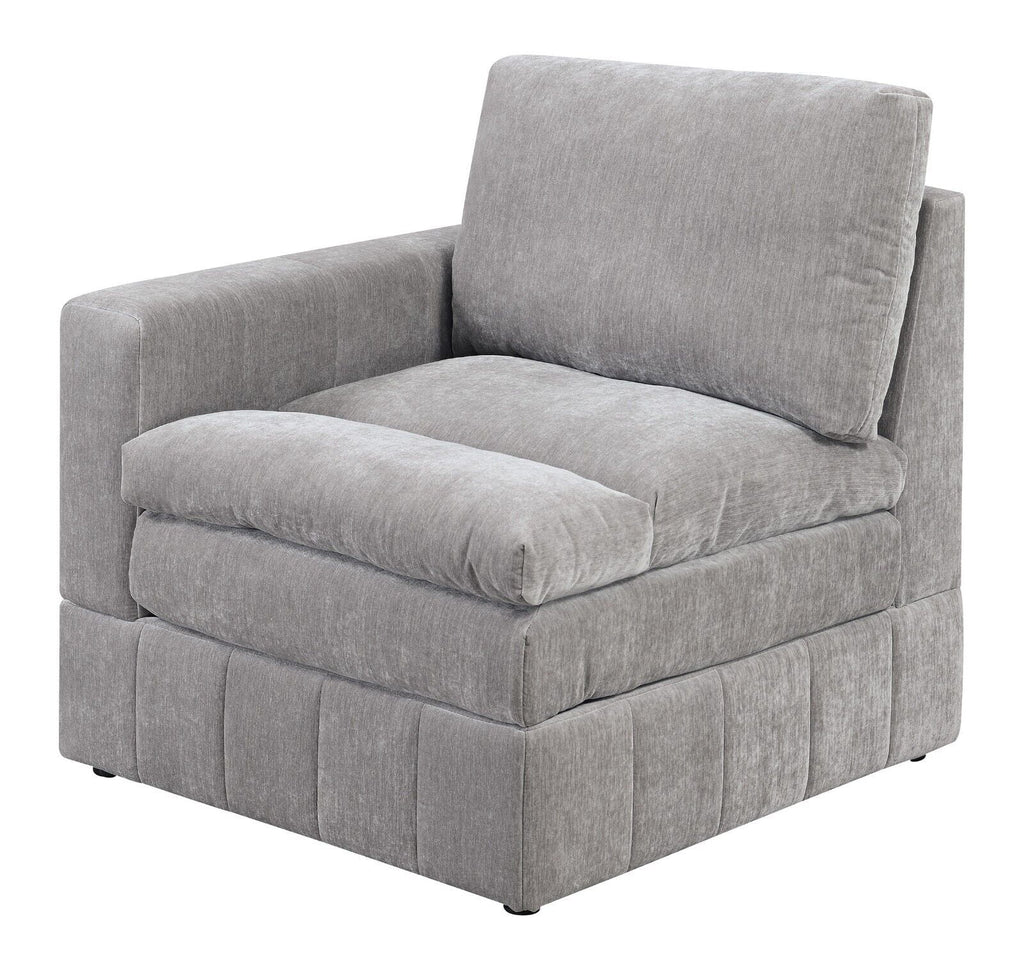 Plush Cushion 5pc Modular Sectional Set X148897