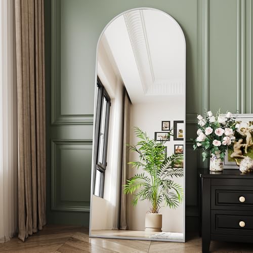 Black Arched Full Length Mirror R806385