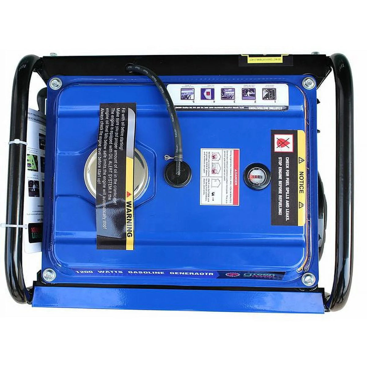 1500 Watts Portable Gasoline Generator with 99cc 3HP OHV Engine P685937