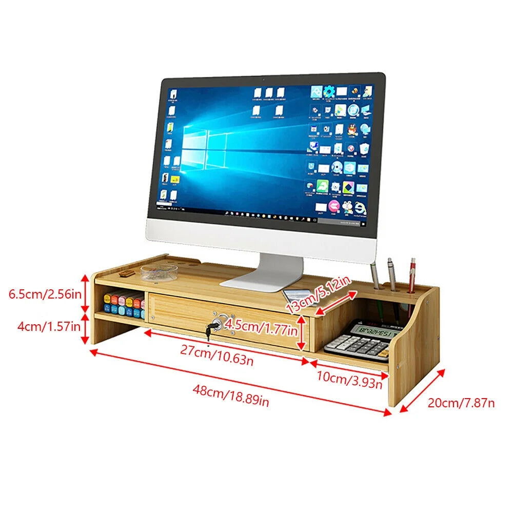 Monitor Riser Stand Desk Organizer C267