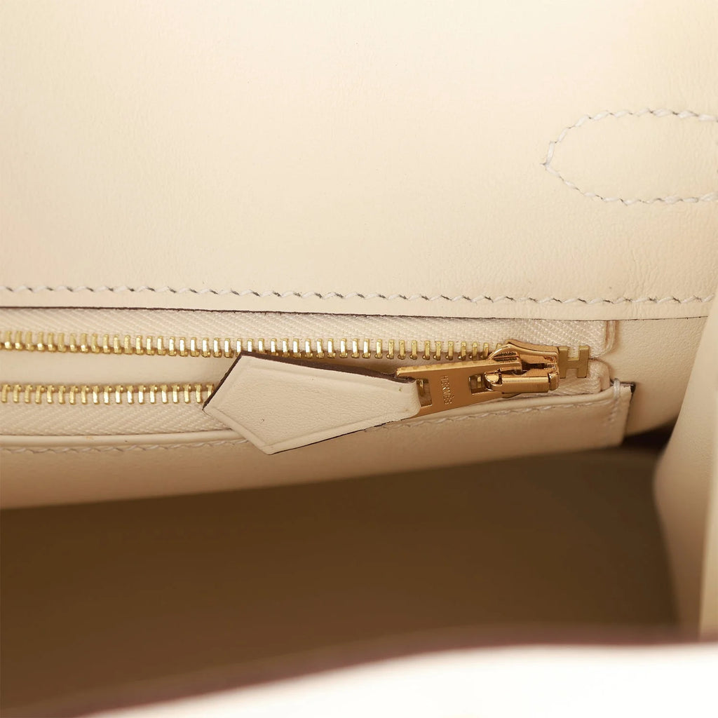 Birkin 25 Nata Swift Gold Hardware M544