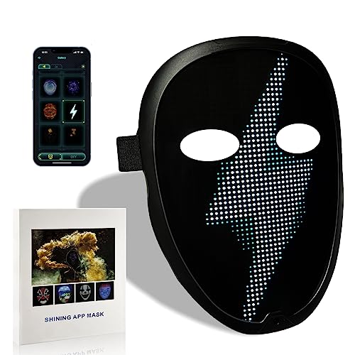 Led Mask with Rechargeable App Controlled Q8110