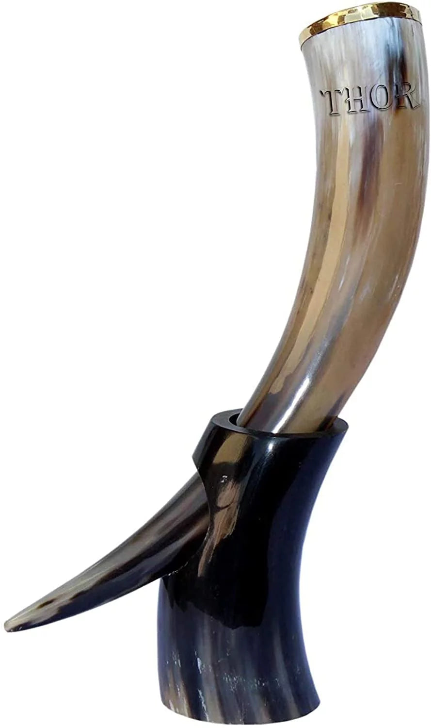 Handmade Natural Drinking Horn Mug M43061