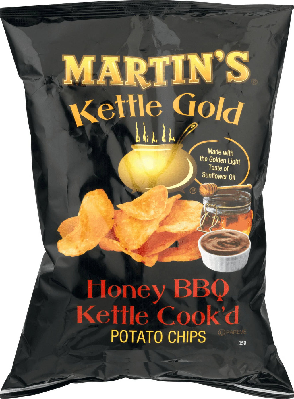 Potato Chips Honey BBQ 8 oz. Bag 3 Bags I39387