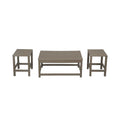 3-Piece All Weather Poly Lumber Outdoor Table Set A160626