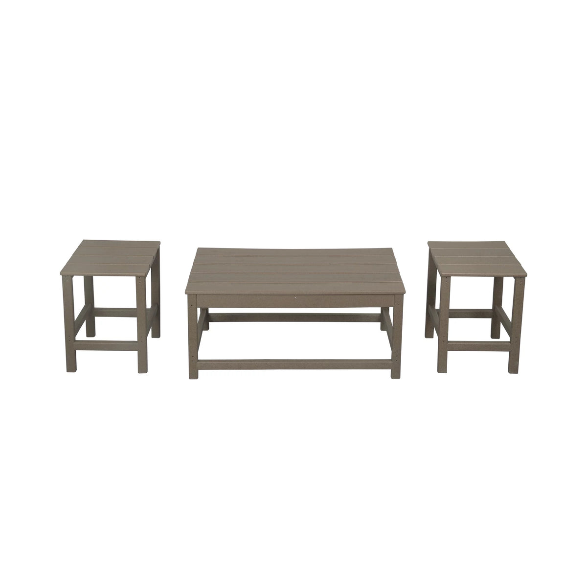 3-Piece All Weather Poly Lumber Outdoor Table Set A160626