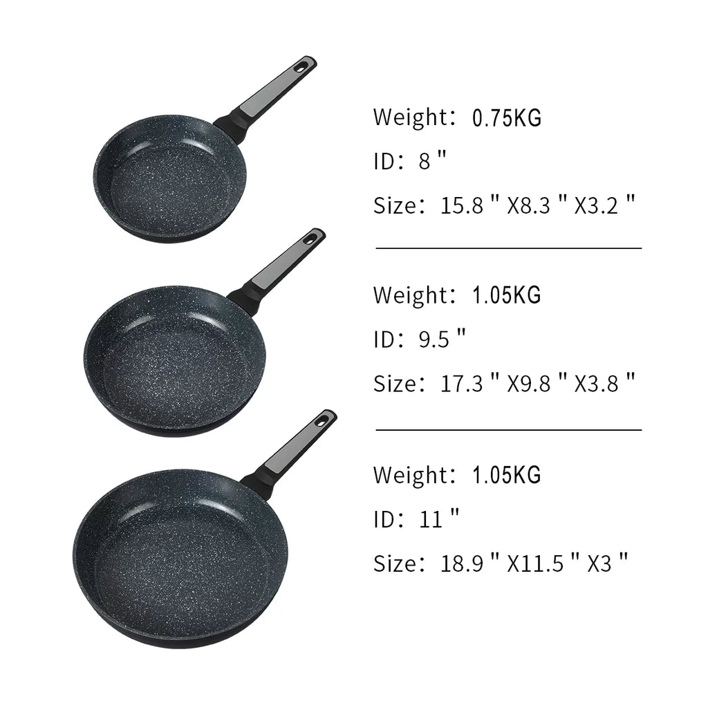Red 9.5 Inch Non-Stick Frying Pans K284116