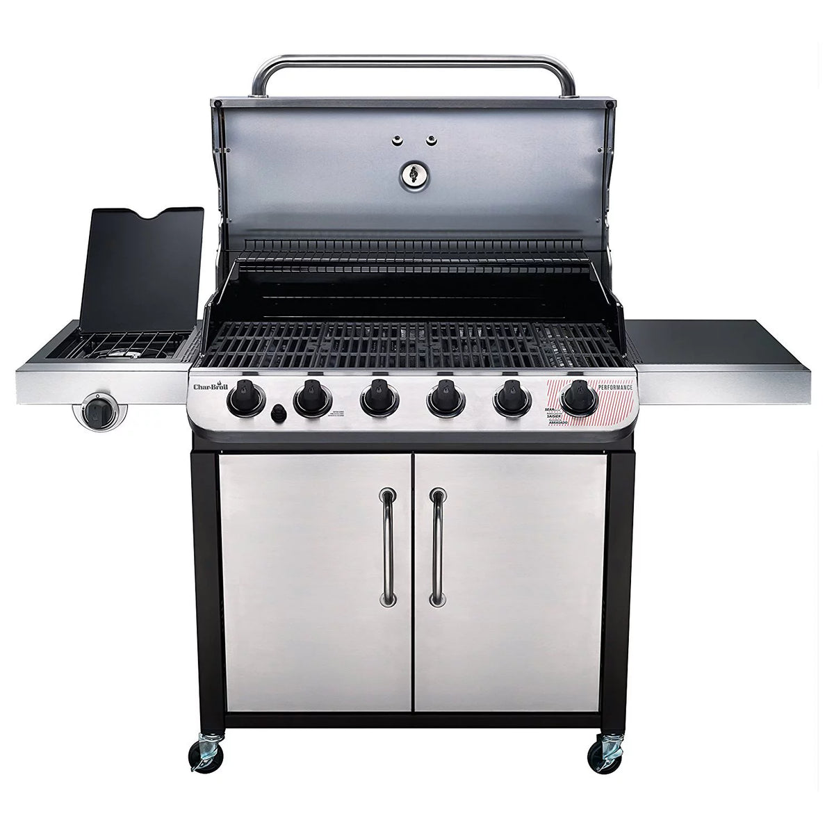 6-burner Liquid Propane Gas Grill with Side Burner W11428