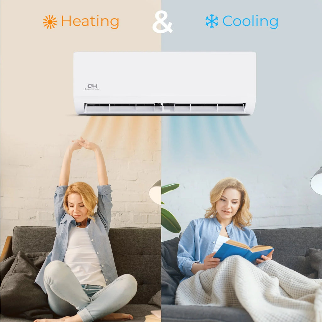 6000 BTU 115V Wall Mounted Mini Split Heat Pump Air Conditioner W8283