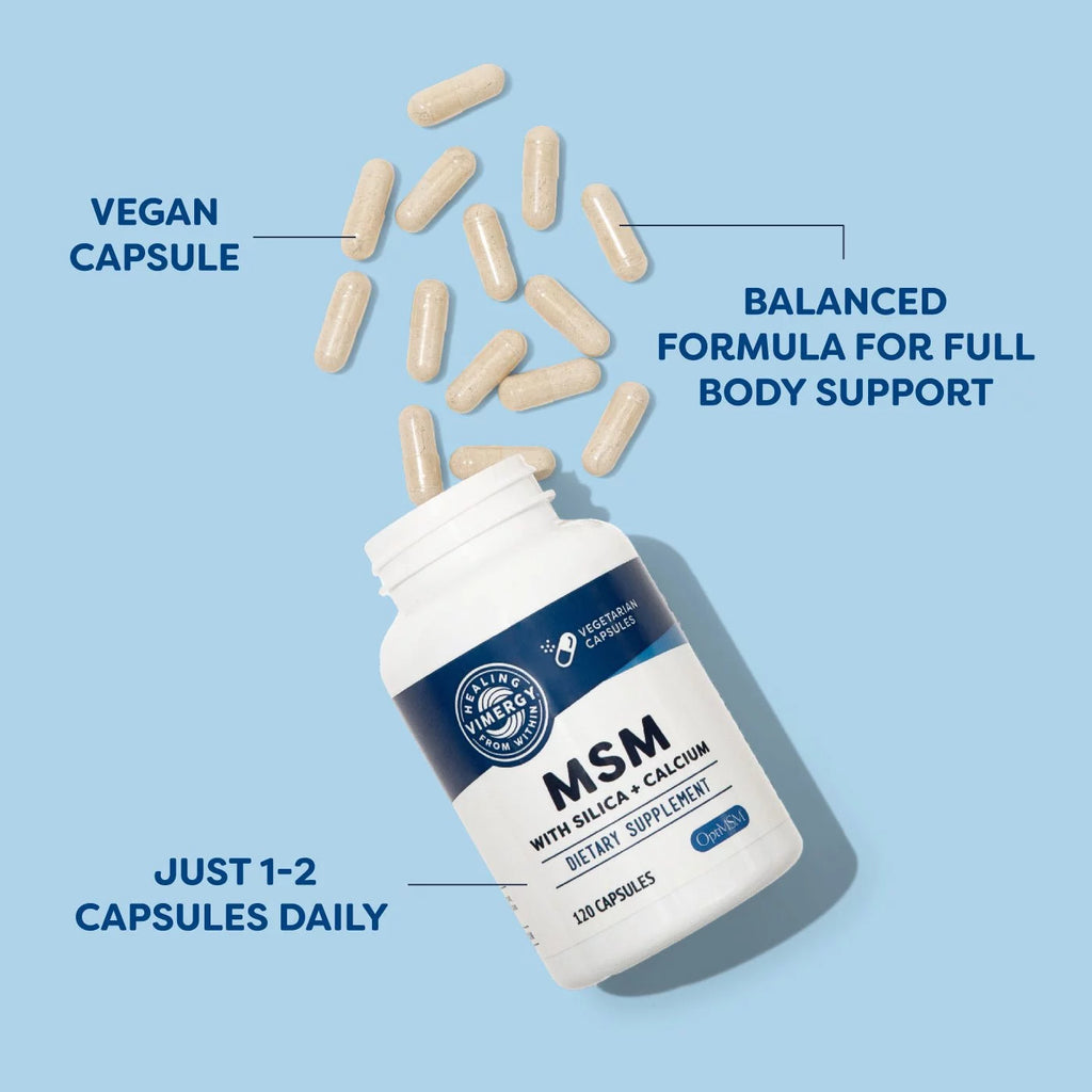 MSM with Silica + Calcium Capsules G51622