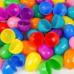 Pre Filled Chocolate Candy Plastic Easter Eggs 100 I8345