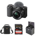 Black APS-C Mirrorless Camera with 16-50mm Lens J9433