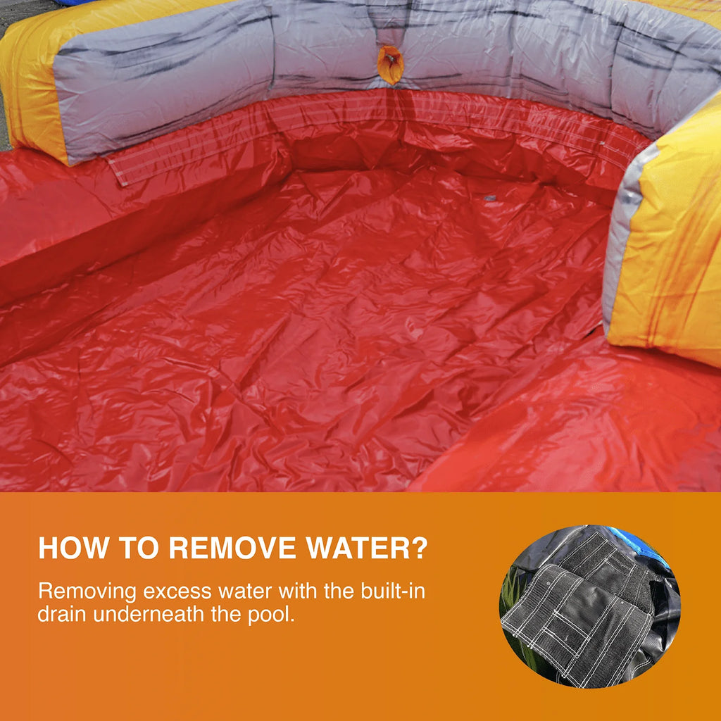 Commercial Grade Water Slide with Pool U4360
