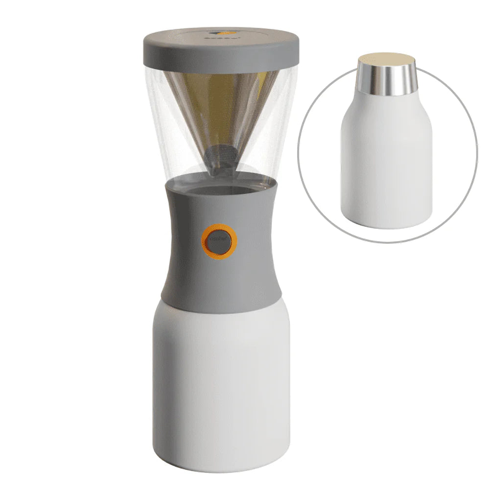 Portable Cold Brew Coffee Maker with 1 Liter Stainless Steel Travel Carafe D745866