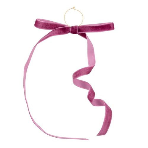 Velvet Bows Wine Glass Charms, Set of 6 H82403