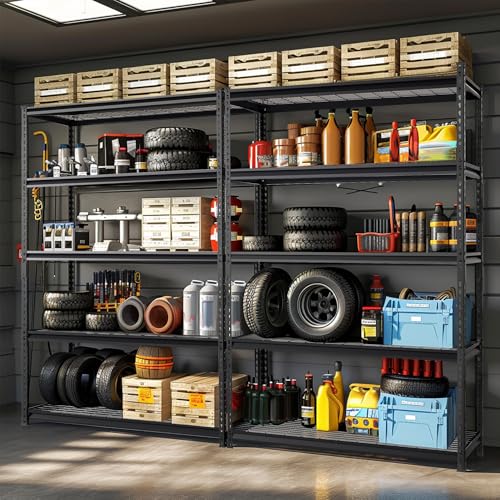 5-Tier Heavy Duty Adjustable Metal Shelving Unit R115720