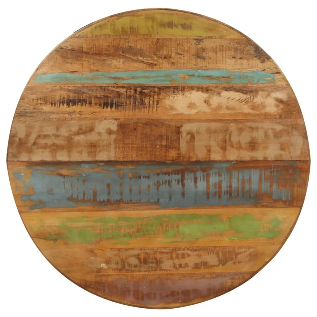 Round Solid Reclaimed Wood Dining Table S926