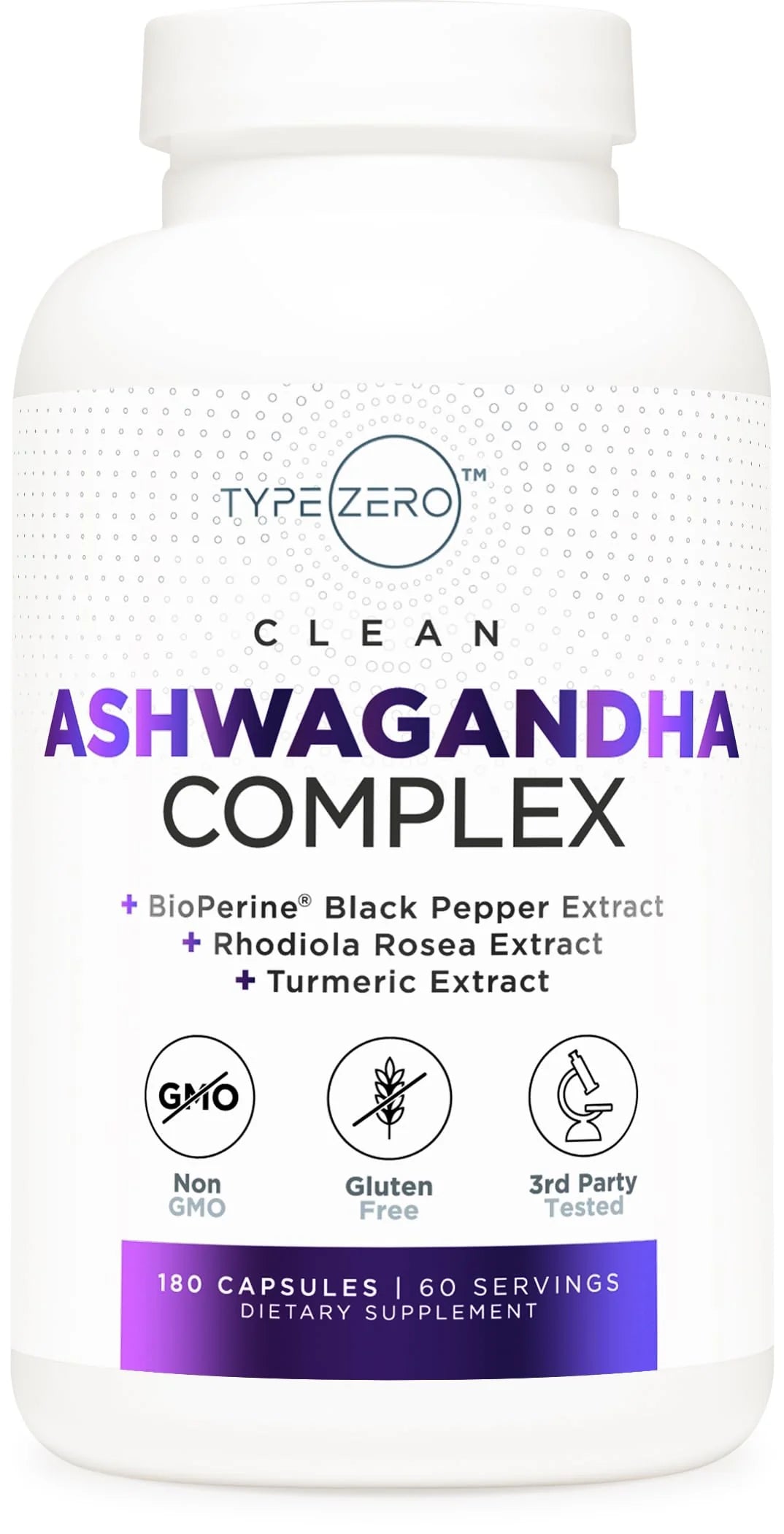 Ashwagandha Root Extract 1,200mg 180 Veggie Caps Y8063