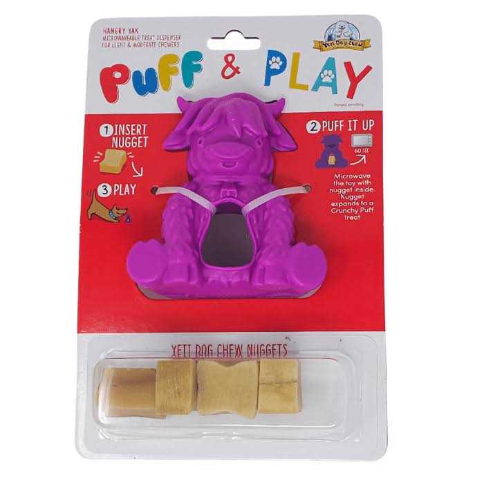 Dog Puff & Play Toy W856