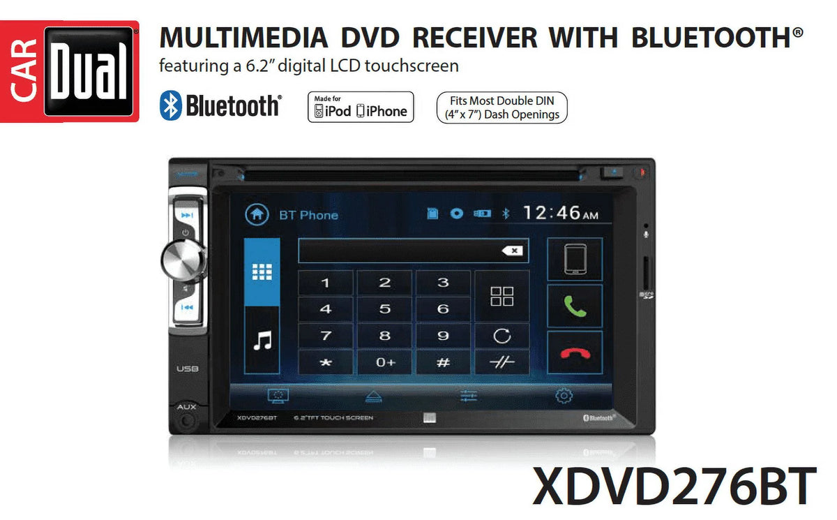 6.2 inch Double Din Car Stereo U95459
