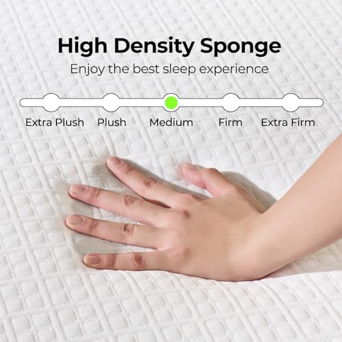 Twin 8 Inch Gel Memory Foam Mattress with Waterproof Protector M118