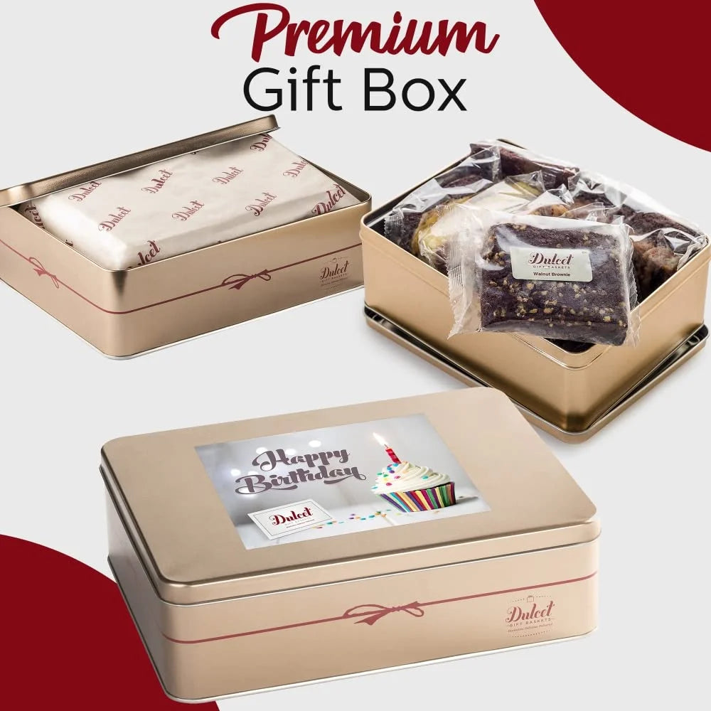Birthday Treats Tin Gift Basket S695046