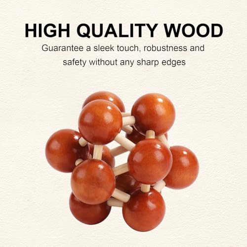 16 PCS Metal & Wooden Brain Teaser Puzzle Set D5576
