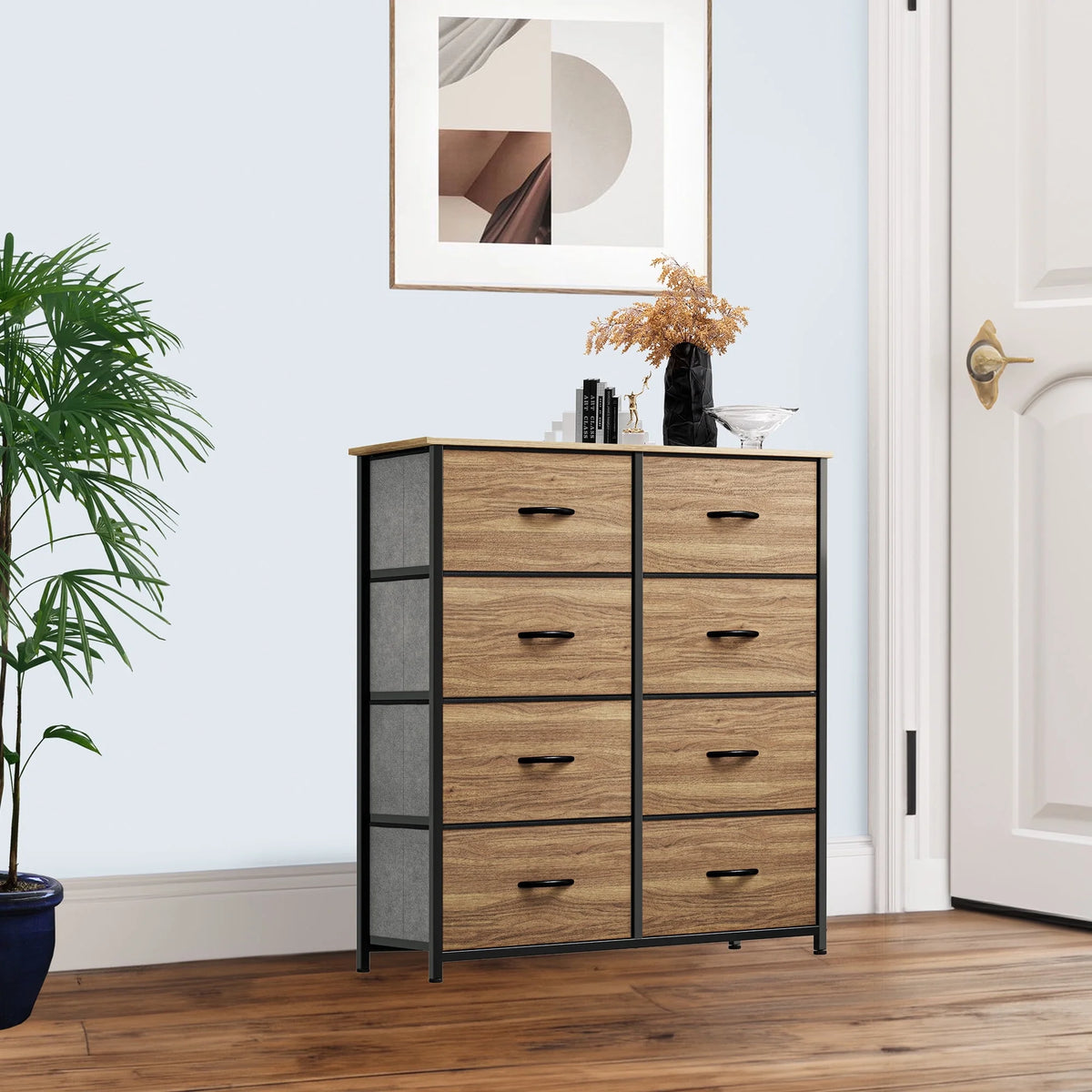 8 Drawer Fabric Storage Dresser Y946533