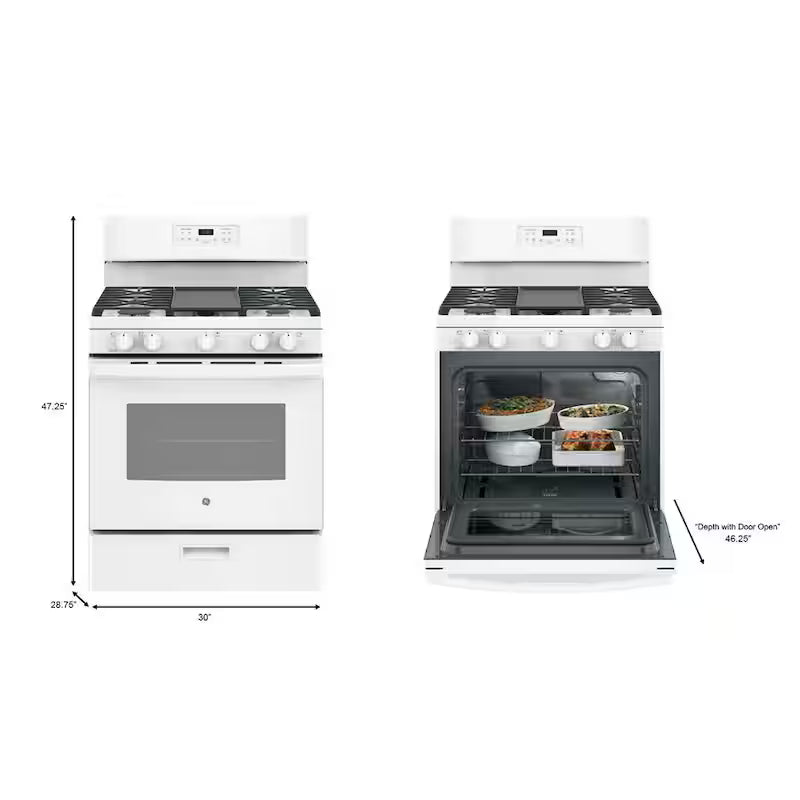 5.0 cu. ft. Freestanding Gas Range with Griddle G1708