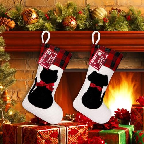 20 inch Dog Christmas Stocking J22852