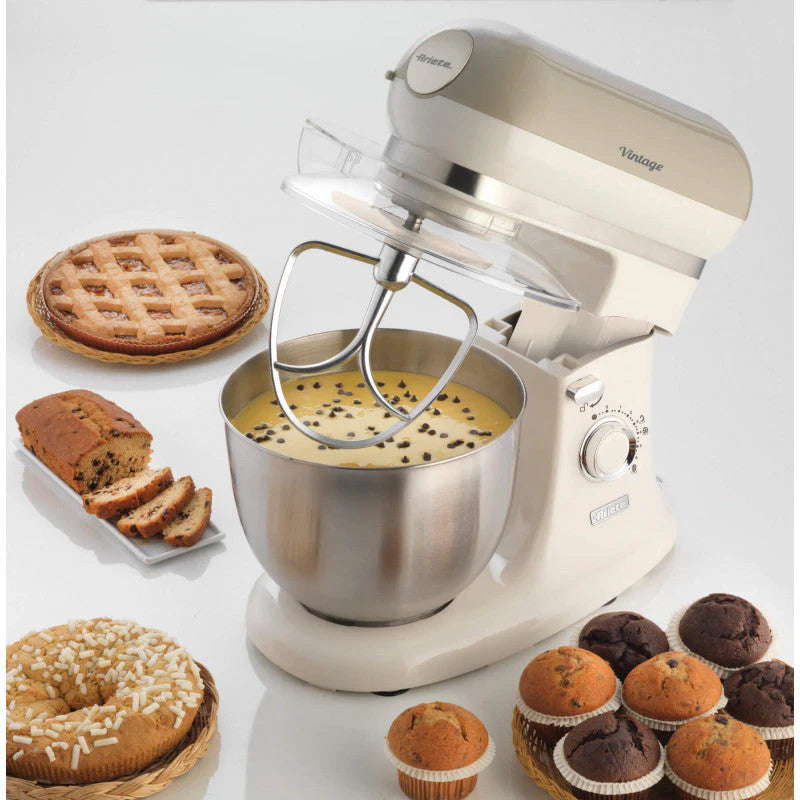 Vintage 5.5L 2400W Beige Stand Mixer J6535