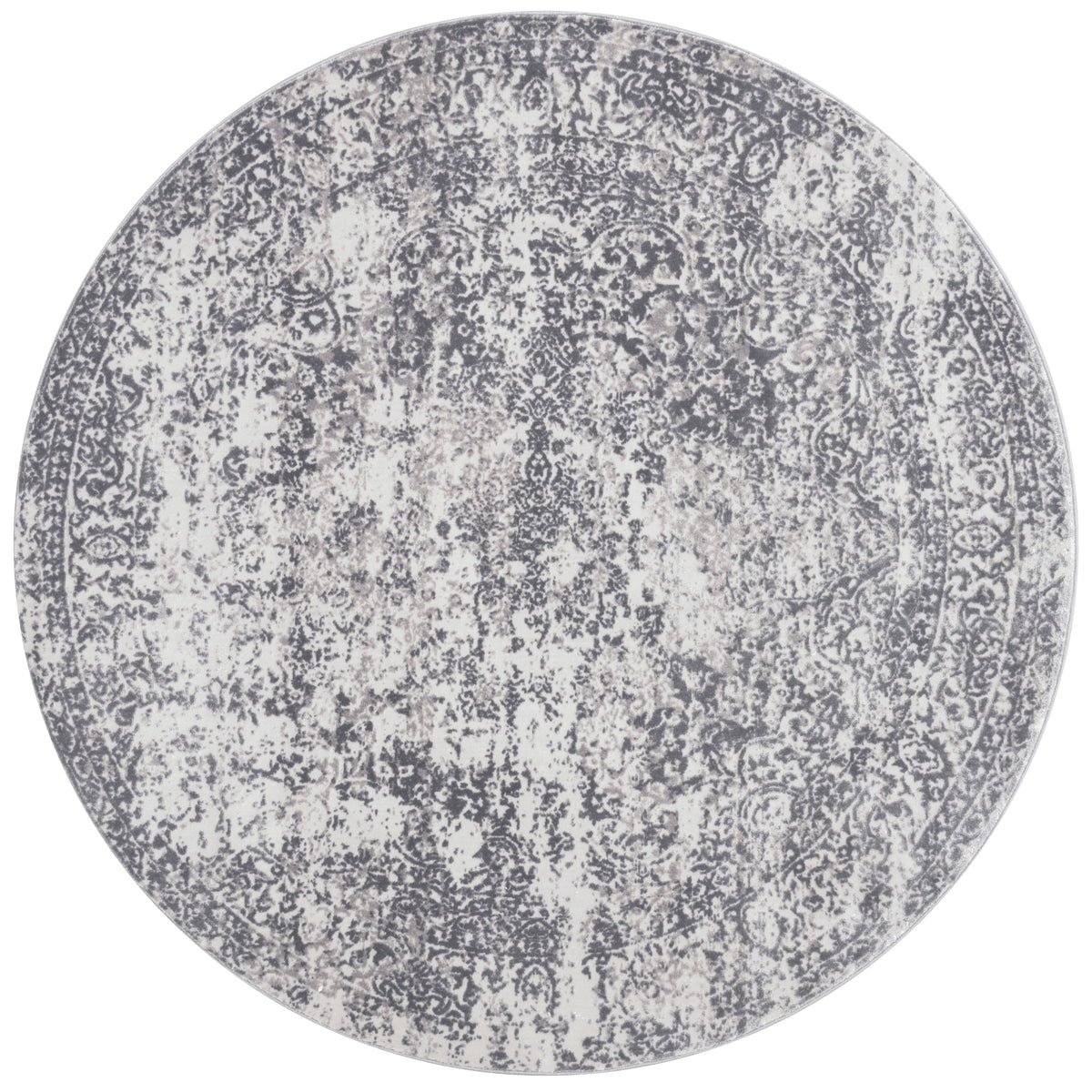 Silver Lt. Grey 7'10 x 7'10 Rug U62815