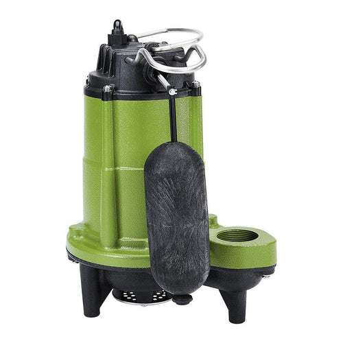 1/2 HP Submersible Sump-Effluent Pump with Vertical Float Switch 4400 GPH S24027