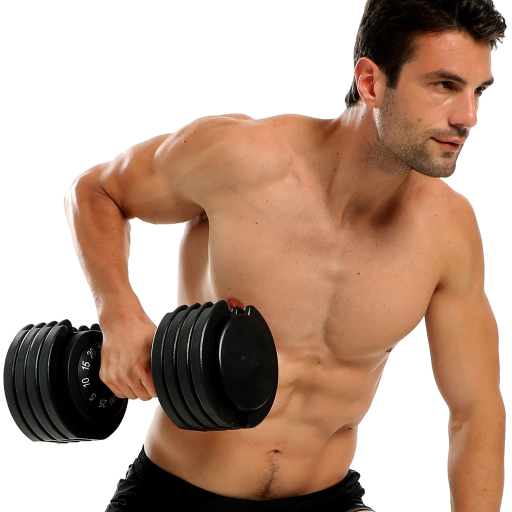 10-50 lb Adjustable Dumbbell, Black U675