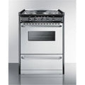24 in. Slide-In Electric Range with Stainless Steel Doors R165109